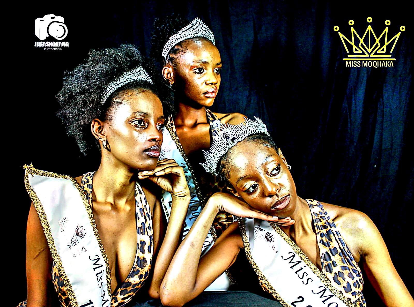 Miss Moqhaka finalists supporting one another
